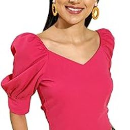 Women's Slim Blouse (EP7024_Pink XL)-image-15