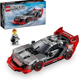 LEGO Speed Champions Audi S1 e-tron Quattro Race Car Toys - Building Toys for Kids, Boys & Girls, Ages 9+ - Design Details & 1 Minifigure - Car Model Kit Birthday Gift - 76921-20