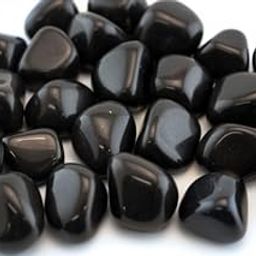 Ikanha Polished Pebbles, 20-30mm, Decorative Stones for Garden, Aquarium, Terrarium, Vase Fillers (Black)-image-71