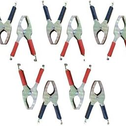 Croptronia 05 Pair Battery Clip Heavy Duty Copper Crocodile Clips for Battery Heavy Duty s for Battery Red and Black Alligator Clamps for Multipole Application-image-84