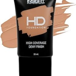INSIGHT Cosmetics HD Full Coverage Foundation Cream For All Skin Types | Dewy Finish | High Coverage | Paraben Free | Lightweight | 20Ml (FD30-MN20), Pack Of 1-32