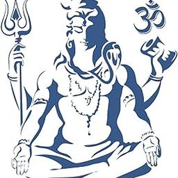 Rangoli Large Shiv Self Adhesive Wall Sticker Size 50x50 cm Pack of 1 Vinyl Sticker-image-39