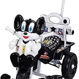Amardeep Baby Tricycle Blaze with Safety Armrest, Parental Control-image-25