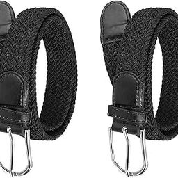 Women's Stretchable Braided Cotton Belt (Black, Free Size) -Pack of 2-image-51