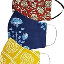 Pack Of 3 Beautiful Prints Protective Face Masks-picture-47