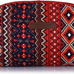 The Kala Shop Multi Colour Screen Printed Makeup Pouch/Utility Pouch-image-5