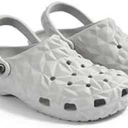 Men's Classic Ultra Soft Sliders/Slippers with Cushion FootBed | Waterproof & Everyday Flip Flops for Gents/Boys Stylish & casual for men Confotable for walking Unisex Clogs (GREY, UK Footwear Size System, Adult, Men, Numeric, Medium, 6)-12