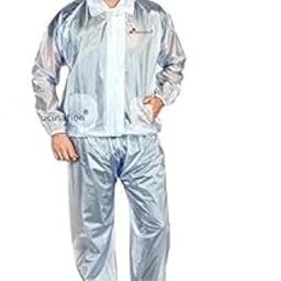rain coats for men MADE IN INDIA waterproof; costly but made of 100% waterproof strong durable 0.35mm thick PVC soft export quality semi transparent white (Men: XX-Large)-picture-26