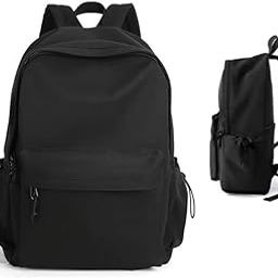 25L Laptop Backpack with Multiple Compartments, Water-resistant, Adjustable Shoulder Straps, Black, for School College Office Travel-image-15
