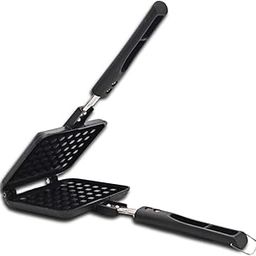 BartanJi Non-Stick Waffle Maker for Gas Stove – 3 Layer Greblon Coating, Fat-Free Cooking, Heat Resistant Handles & Easy-Clean Surface-30