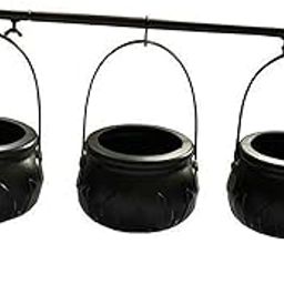 ARTISOUL® Witch Bucket Ornament Abstract for Desk Decoration Craft Black Flame | Home Decor | Figurines-image-0