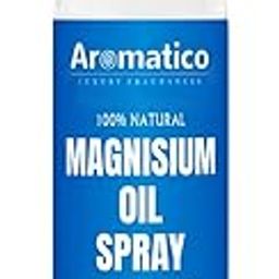 AROMATICO Magnesium Oil Spray. Extra Strength, Quick Absorbing Topical Magnesium supplement. Relieves Muscles & Joints, Promotes Better Sleep -110ml (110ml Pack of 1)-image-60