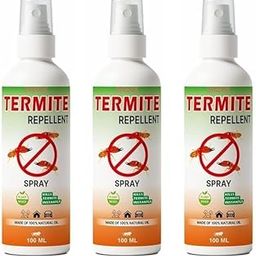 Termite Repellent Spray - 100ml | Natural & Eco-Friendly | Termite Killer | Wood Preservative | Controls Termites, Borers | 100% Herbal and Chemical free (Pack of 3)-image-23