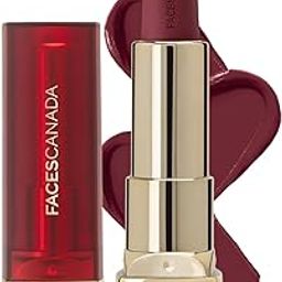 FACES CANADA Comfy Matte Creme Lipstick - Sip Of Wine, 4.2g | Long Stay | Creamy Matte Finish | Intense Color | Super Hydrating & Nourishing | Single Stroke Smooth Application-image-22