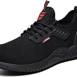 Safety Shoes for Men Women Lightweight Steel Toe Sneakers Breathable Slip Resistant Work Boots Puncture Proof Comfortable Shoe Roofing Industrial Construction-image-56