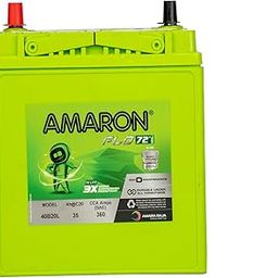 Amaron Flo Series Hi Life Car Battery - Amaron Flo - Flo 40B20L with Warranty- 72 Months (36 Months Free + 36 Months Pro Rata)-18