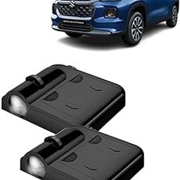 KINGSWAY® Maruti Suzuki Shadow Light Compatible with Grand Vitara (Year 2022 Onwards) IR LED Projector Ghost Lamp Ambient Light Car Accessories, 3D Logo of Car Brand Projected on the Ground, Pack of 2-picture-17