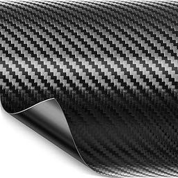 (12 x 50 Inch) 3D Carbon Fiber Car Wrap Sheet Roll Film Sticker Decal Carbon Fibre Black Air-Release Vinyl Car & Bike Wrap & Also Use for Mobile,Laptop & Desktop-image-21