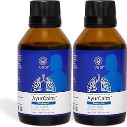 Vedi Ayurcalm Cough Syrup 100ml | Ayurvedic Medicine for Cold & Cough Relief | Suitable for Kids & Adults | 100% Natural | Vegan, Non-Drowsy. (Pack of 2)-10