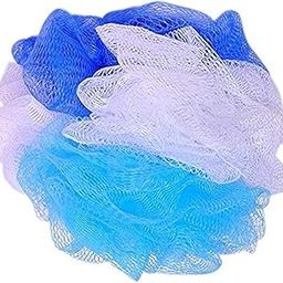 Krisah Big Size Tri-Layer Mesh Bath Loofah/Luffa (50 g; Blue)-image-12