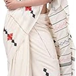 Women`s Bengali Khesh Mul Pure Cotton Handloom Saree With Blouse Piece-picture-38
