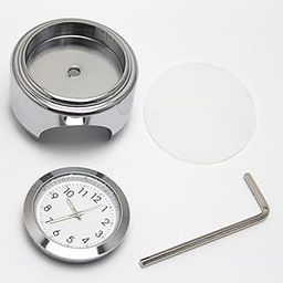 CALANDIS™ Motorcycle Handlebar Waterproof Mount Time Dial Clock Electroplating White | Drive Enclosures & Docks | Drives, Storage & Blank Media-image-53
