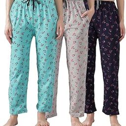 Women Cotton Printed Multicolor Pyjama/Track Pants - (Pack of 3)-picture-23
