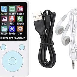 Mtlavishness T1 Music MP3 MP4 Player with 8G Storage and Bluetooth 4.2 Support 32G Memory Card Ideal for Music Lovers Relaxing at Night Round s Black (White)-image-65