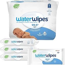 WaterWipes Baby Wipes, White, 60 Wipes (Pack of 4)-17