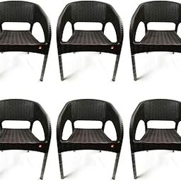 Cello Kraze Chair Brown (Set of 6)-picture-33