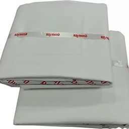 100% Cotton Pant Shirt Fabric Combo Box (Unstitched, All Weather Fabric White Shirt+ White Trouser)-image-115