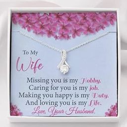 FABUNORA Gift for Wife with Message Card - 925 Sterling Silver Pendant With Certificate of Authenticity and 925 Stamp-image-28