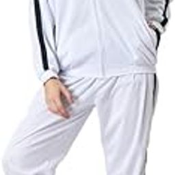 Women Solid Stylish Polyester Zipper Tracksuits for Winter (Pack of 1) White-picture-29