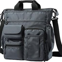 Mens Briefcase Portable Pouch Shoulder Bag For Husband Grandfather Boyfriend Gray | Mens Accessories | Backpacks, Bags & Briefcases-34
