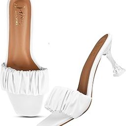 Crystal Heel Open Toe Sandals: Stylish Fashion for Women & Girls-image-23