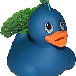 Wild Republic Rubber Duck Peacock Rubber Duck Bath Gifts for Kids Squeaky Duck Bath Toy for Babies Rubber Duck Funny Collectable Bath Duck 10cm-27