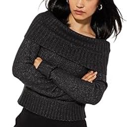 Women Acrylic Off Shoulder Neck URB_N Sweater-image-24