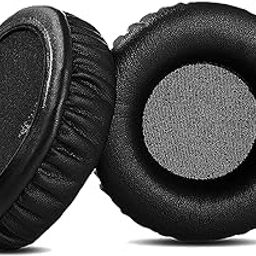 Sounce 80mm Soft Ear Pads Replacement Cushion Cover | Protein Leather & Memory Foam Earpads Headphone Cushion Compatible with Rockerz 450,450 Pro, Sony WHXB700/WH XB700 Extra Bass-picture-6