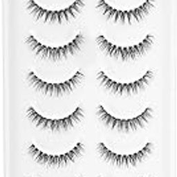Recode RE02 Featherlight Eyelashes-Transparent Band,Pack of 10-picture-23