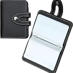 Card Holder for Men and Women - Elegant and Versatile Card Organizer, Credit Cardholder, Card Case, Card Pouch -DMFP42- (Black)-64