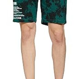 Men Regular Fit Tie N Dye Mid-Rise Knitted Shorts-picture-25