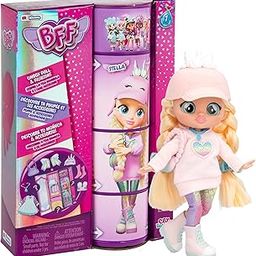 Cry Babies BFF Stella Fashion Dollhouse Set with 9+ Surprises Including Outfit and Accessories for Fashion Toy, Girls and Boys Ages 4 and Up, 7.8 Inch Doll,Dolls-image-58