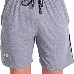Cotton Blend Shorts for Men | Regular Fit | Elasticated & Zipper | 2 Sided Pockets & 1 Back Pocket | Solid | Above Knee Length Bermuda Short | Ideal for Casual Outings-image-23