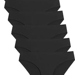 Women's Seamless Underwear No Show Stretch Bikini Panties Silky Invisible Hipster 6 Pack-picture-15