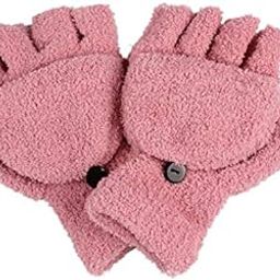 Be Bold Inside & Elegant Outside Womens Plush & Fur Winter Gloves-image-53
