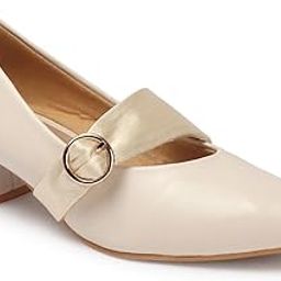 Women Comfortable Block Heel Pointed Toe Strapless Fashion Shoes for Party, Wedding and Casual Use-12