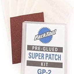 Park Tool GP-2 Super Patch Kit for Bicycle Tube Repair - Set of 6 Self-Adhesive Patches-12