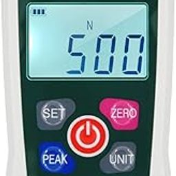 Ubervia Force Gauges - Digital Force Gauge 500N 50kg 110Lb 1760oz Portable Push Pull Force Meter Unit Switchable Ba lit Dynamometer with 6 F ture Heads Storage Case Auto Power Off-image-82