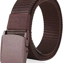 vogard Men's Adjustable Nylon Belt with Quick-Release Buckle | Nylon Belt for Men (Free Size)-picture-0