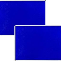 Kuber Industries- Pin-Up Board- 1.5 x 2 Feet-Pack of 2 (Blue)-image-10